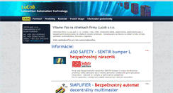 Desktop Screenshot of lucob.sk